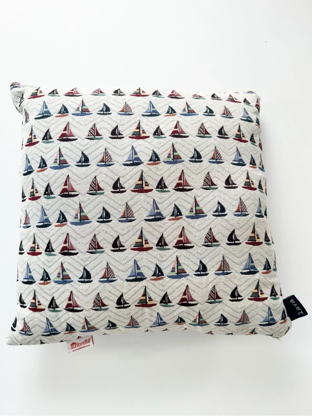 Sunbrella x Lava Sailboat Indoor Outdoor Pillow